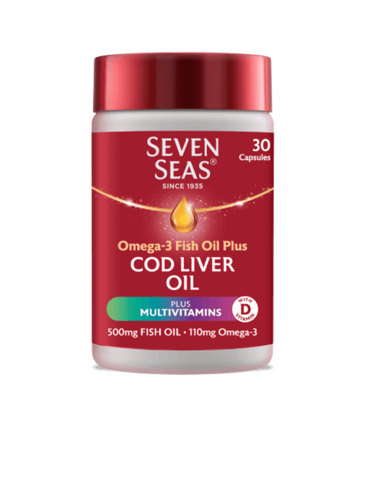 Cod Liver Oil Plus Multivitamins- 30 Capsules